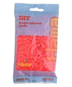 Hama pussi 1000 punainen neon